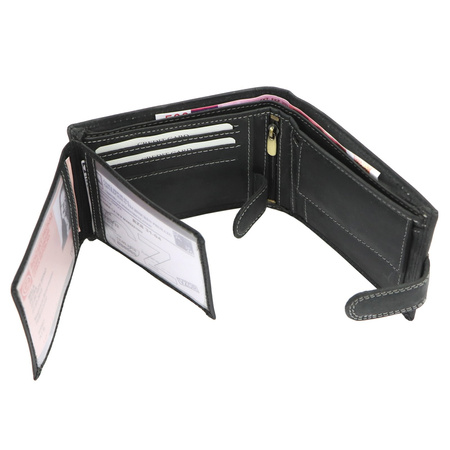 Portfel męski skórzany skóra naturalna Wild