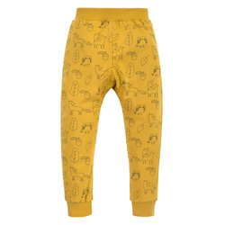 Leginsy baggy SECRET FOREST żółty,liski 128