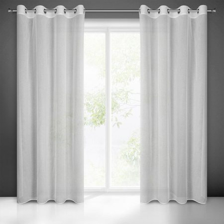 ZASŁONA GOTOWA KEJTI 140 X 250 CM BIAŁY