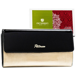 Portfel damski skóra naturalna skórzany Peterson