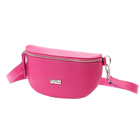 Torebka torebki nerka saszetka skórzana skóra naturalna MiaMore damska 