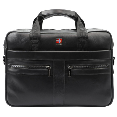 NORDEE teczka skóra naturalna - mężczyzna