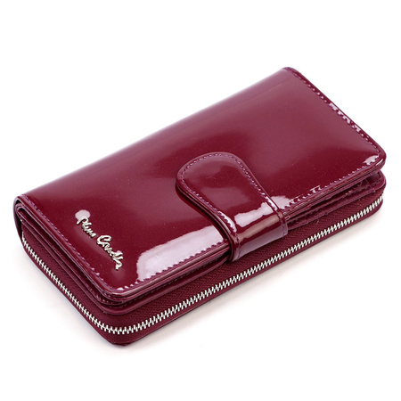 Portfel damski skóra naturalna + skóra ekologiczna Pierre Cardin