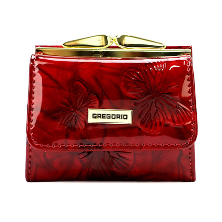 Portfel damski skórzany skóra naturalna Gregorio