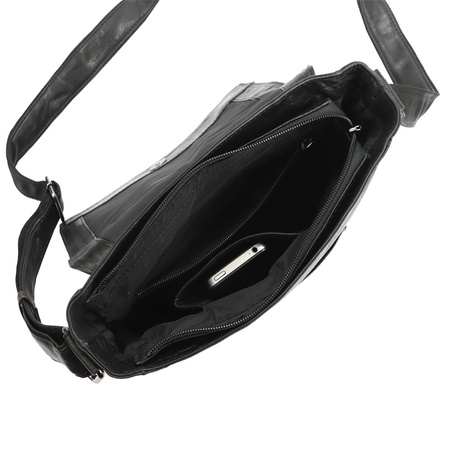 Torba saszetka na ramię męska skórzana skóra naturalna Nordee