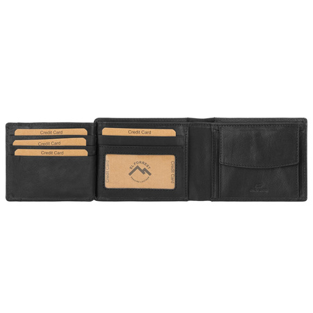 Portfel męski skórzany skóra naturalna El Forrest 