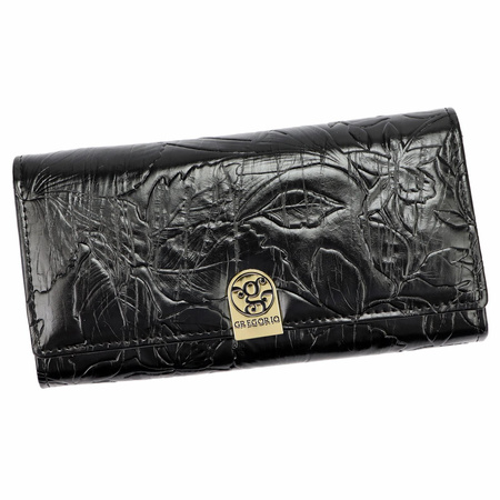 Portfel damski skórzany skóra naturalna + skóra ekologiczna Gregorio