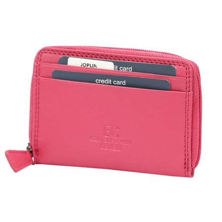 Coveri portfel skóra naturalna czerwony EC-7601-26 - kobieta