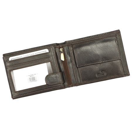Portfel męski skórzany skóra naturalna Nordee