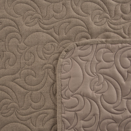 NARZUTA LEN 4 220 X 240 CM BRĄZOWY