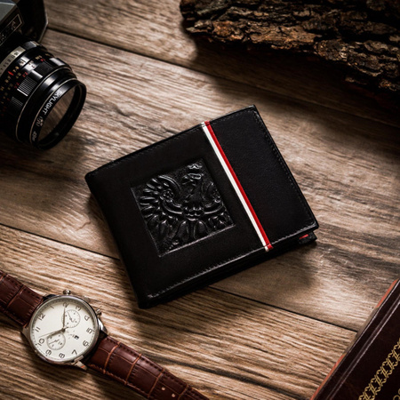 Portfel męski skórzany skóra naturalna  Peterson