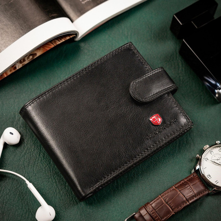 Portfel męski skórzany skóra naturalna  Peterson