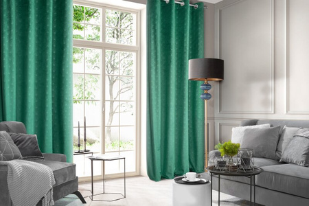 ZASŁONA GOTOWA JULIA 140 X 250 CM ZIELONY