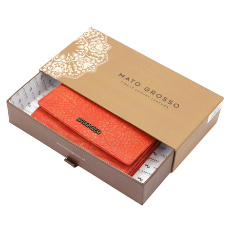 Portfel damski skórzany skóra naturalna Mato Grosso 