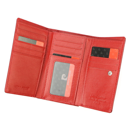 Portfel damski skórzany skóra naturalna Pierre Cardin 