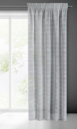 FIRANA GOTOWA ARIA NA TAŚMIE 140 X 300 CM SZARY