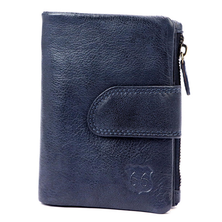 Portfel damski skórzany skóra naturalna Route 66