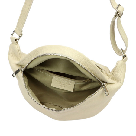 Torebka torebki skórzana saszetka nerka skóra naturalna Luka damska