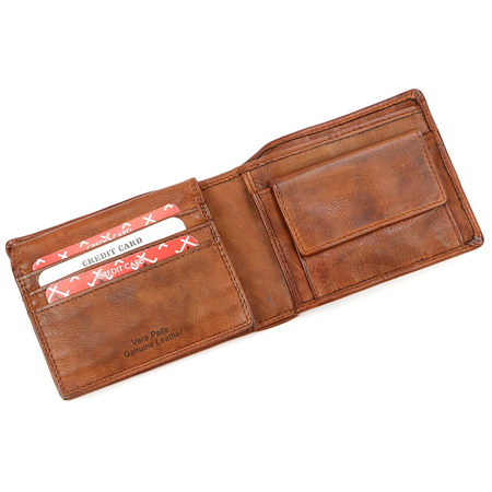 Portfel męski skórzany skóra ekologiczna VS 