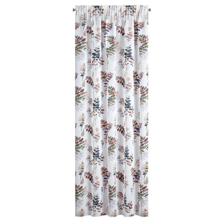 ZASŁONA GOTOWA MARINA NA TAŚMIE 140 X 270 CM BIAŁY