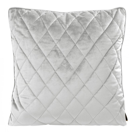 POSZEWKA VELVET 27 45 X 45 CM SREBRNY