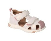 Befado - Obuwie dziecięce sandałki dla dziewczynki kremowe