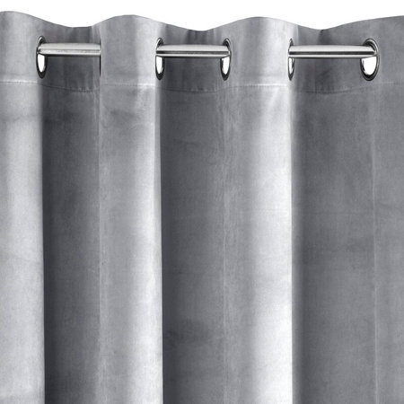 ZASŁONA GOTOWA PIERRE 140 X 250 CM JASNOSZARY