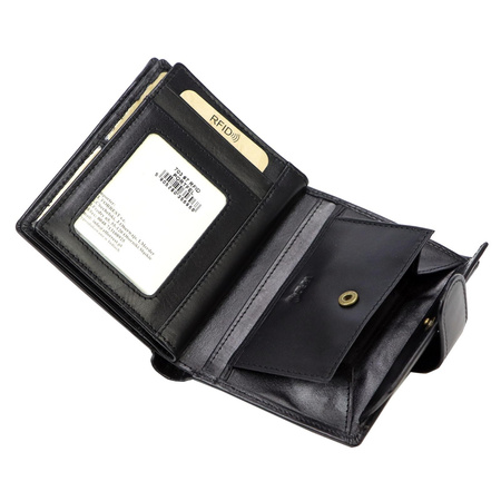 Portfel męski skórzany skóra naturalna El Forrest 