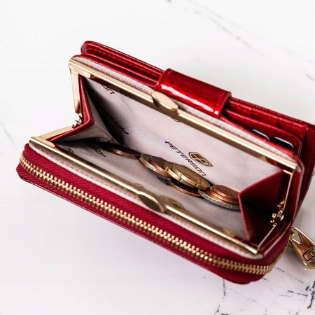 Portfel damski skórzany skóra naturalna  Peterson 