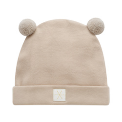 Czapka niemowlęca SCI+POM WINTER 24/25 beżowy 74/80