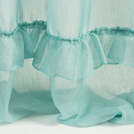 FIRANA GOTOWA LORENA NA TAŚMIE 140X270 CM MIĘTOWY