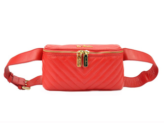 Torebka torebki saszetka nerka skórzana skóra naturalna Pierre Cardin damska