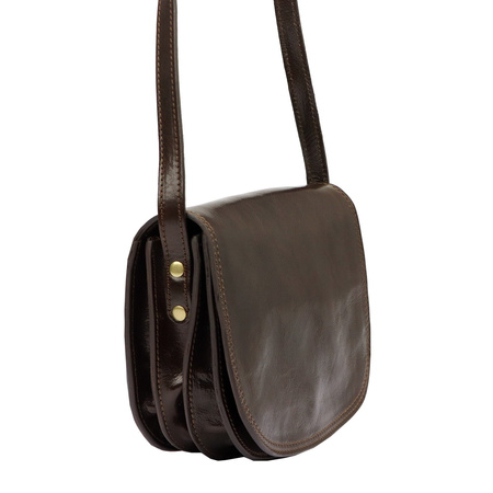Florence torebka listonoszka skóra naturalna brązowy