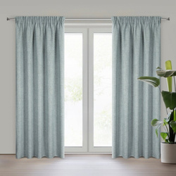 ZASŁONA GOTOWA JULA2 NA TAŚMIE 140 X 270 CM JASNONIEBIESKI