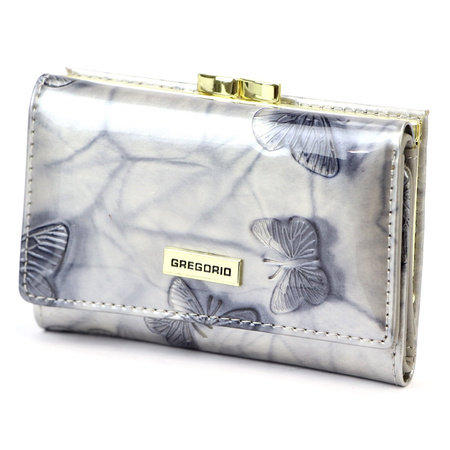 Portfel damski skórzany skóra naturalna Gregorio 