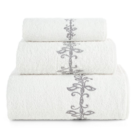 KOMPLET RĘCZNIKÓW 3 56 X 36 X 7 CM KREMOWY