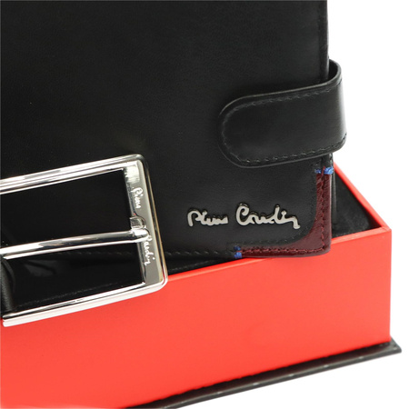 Zestaw na prezent dla mężczyzny portfel i pasek męski skórzany Pierre Cardin