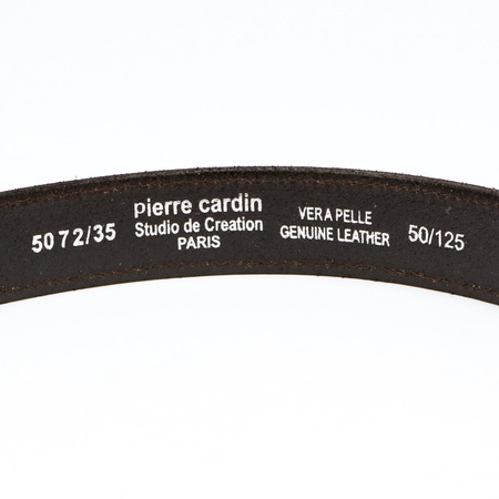 Pasek męski skórzany skóra naturalna Pierre Cardin
