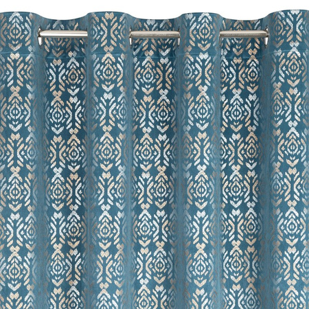 ZASŁONA GOTOWA LAURA 140 X 250 CM NIEBIESKI