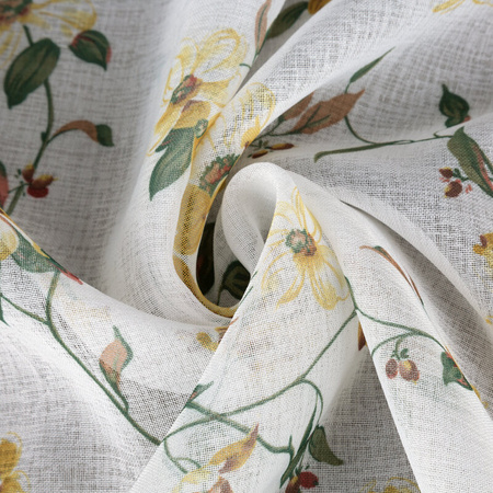 ZASŁONA GOTOWA DINA NA TAŚMIE 140 X 270 CM BIAŁY