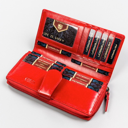 Portfel damski skórzany skóra naturalna  Peterson