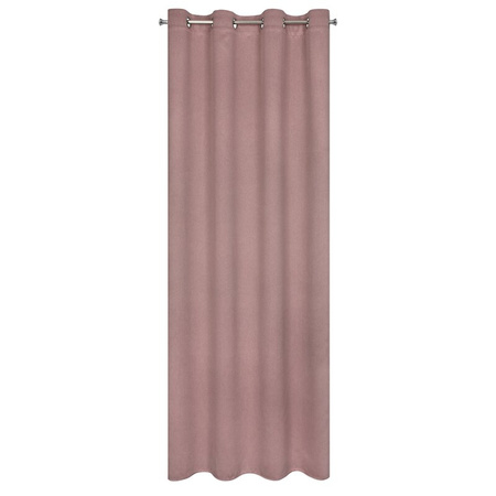 ZASŁONA GOTOWA AMARO 140 X 250 CM PUDROWY RÓŻ