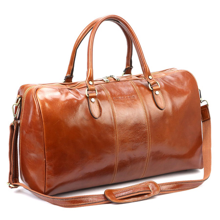 Torba podróżna skórzana skóra naturalna Gregorio 