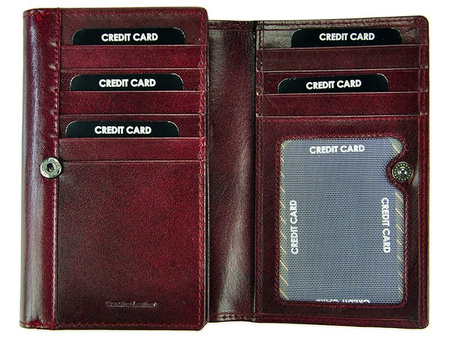 Portfel damski skórzany skóra naturalna Rovicky 