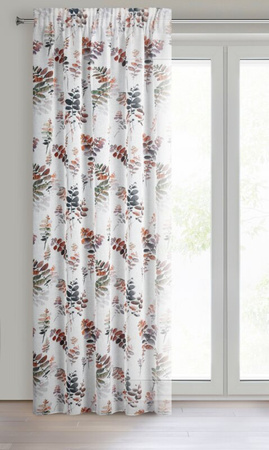 ZASŁONA GOTOWA MARINA NA TAŚMIE 140 X 270 CM BIAŁY