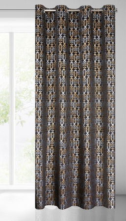 ZASŁONA GOTOWA LAURA 140 X 250 CM CZARNY