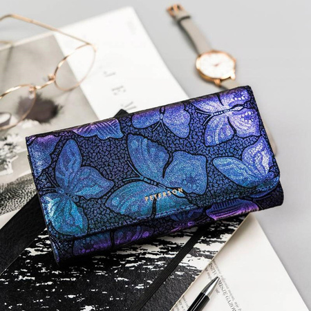 Portfel damski skórzany skóra naturalna  Peterson 