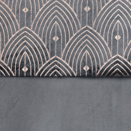 ZASŁONA GOTOWA D91 AGNES 140 X 250 CM GRAFITOWY