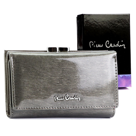Portfel damski skórzany skóra naturalna Pierre Cardin
