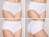 Figi Manuela 2XL 6-pack majtki damskie białe 